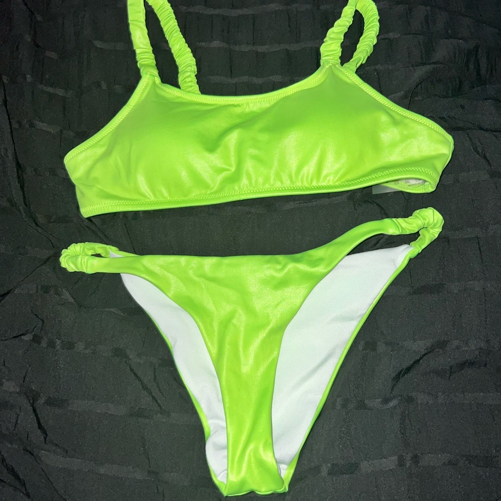 SHEIN Neon Green Bikini Set